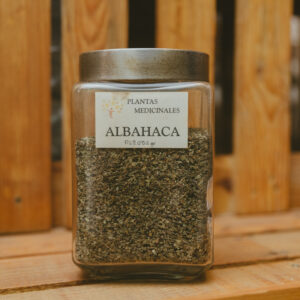 albahaca seca hojas especia natural